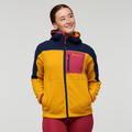 Abrazo Hooded Full-Zip Fleece Jacket - Women's black